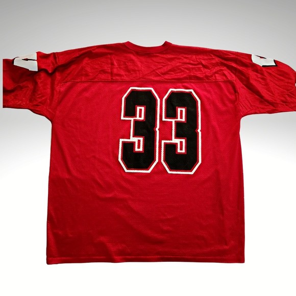 Vintage 90's Logo Athletic Wisconsin Badgers Ron Dayne Football Jersey XXL USA - Picture 2 of 9